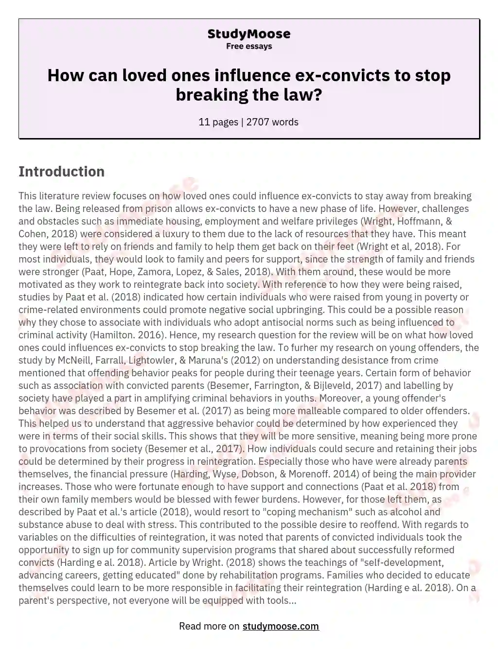 breaking the law essay