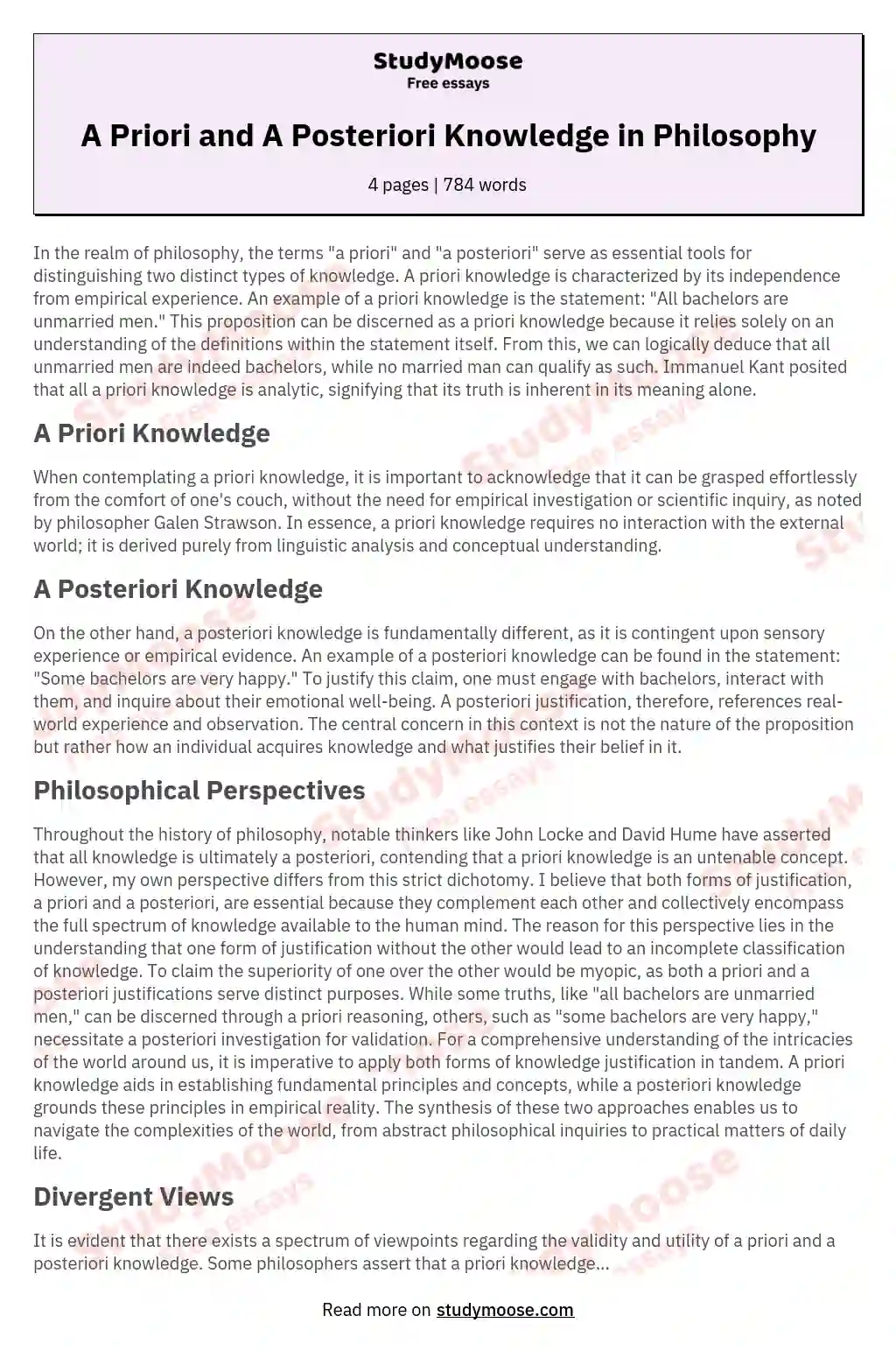 a-priori-and-a-posteriori-knowledge-in-philosophy-free-essay-example