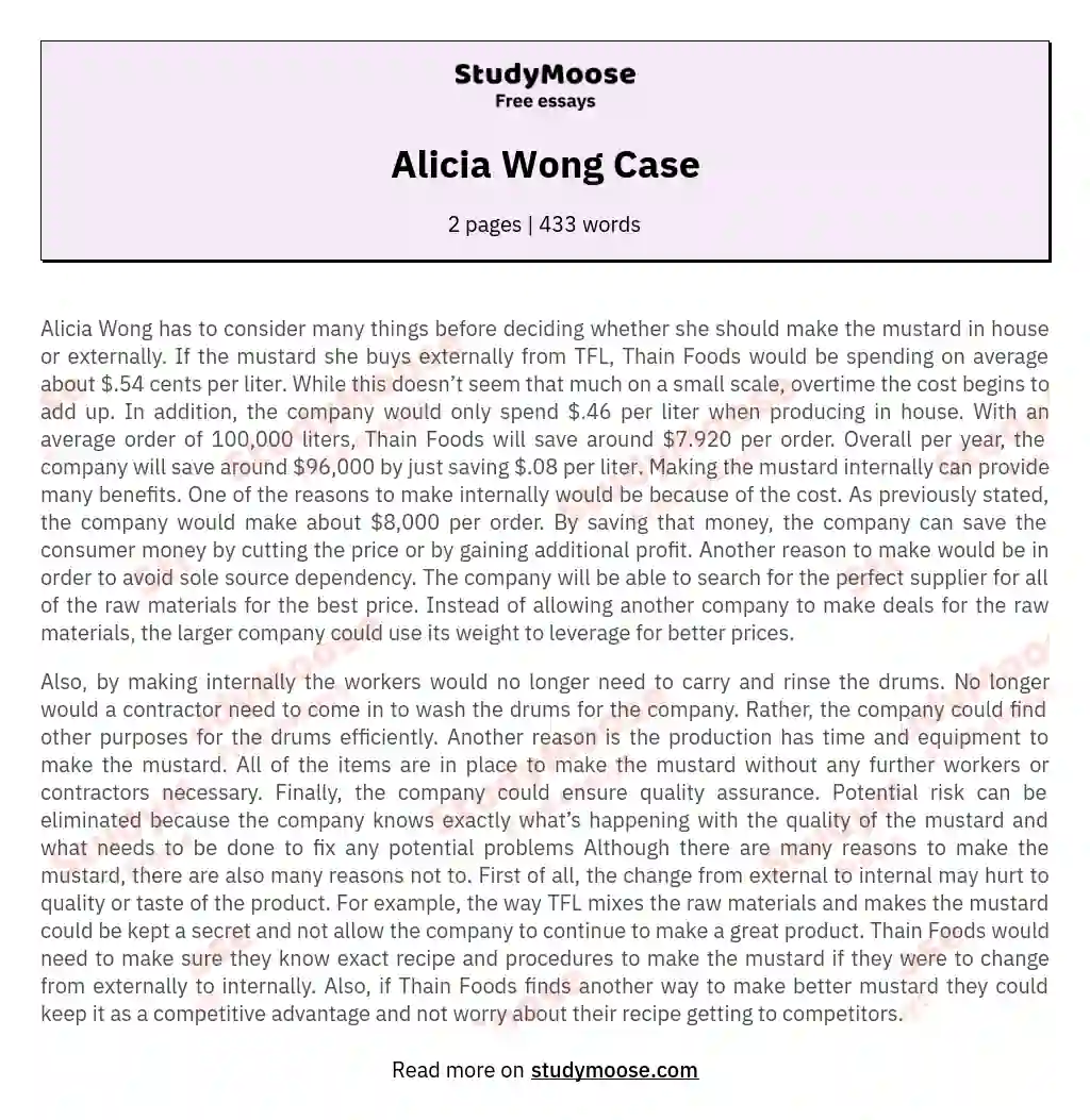 Alicia Wong Case