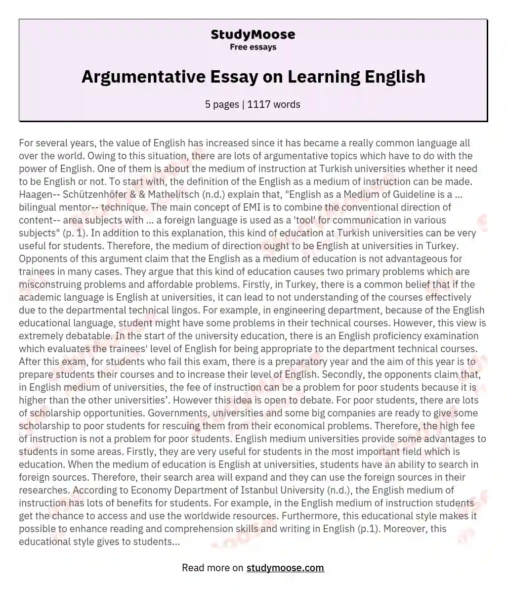 easy essay english