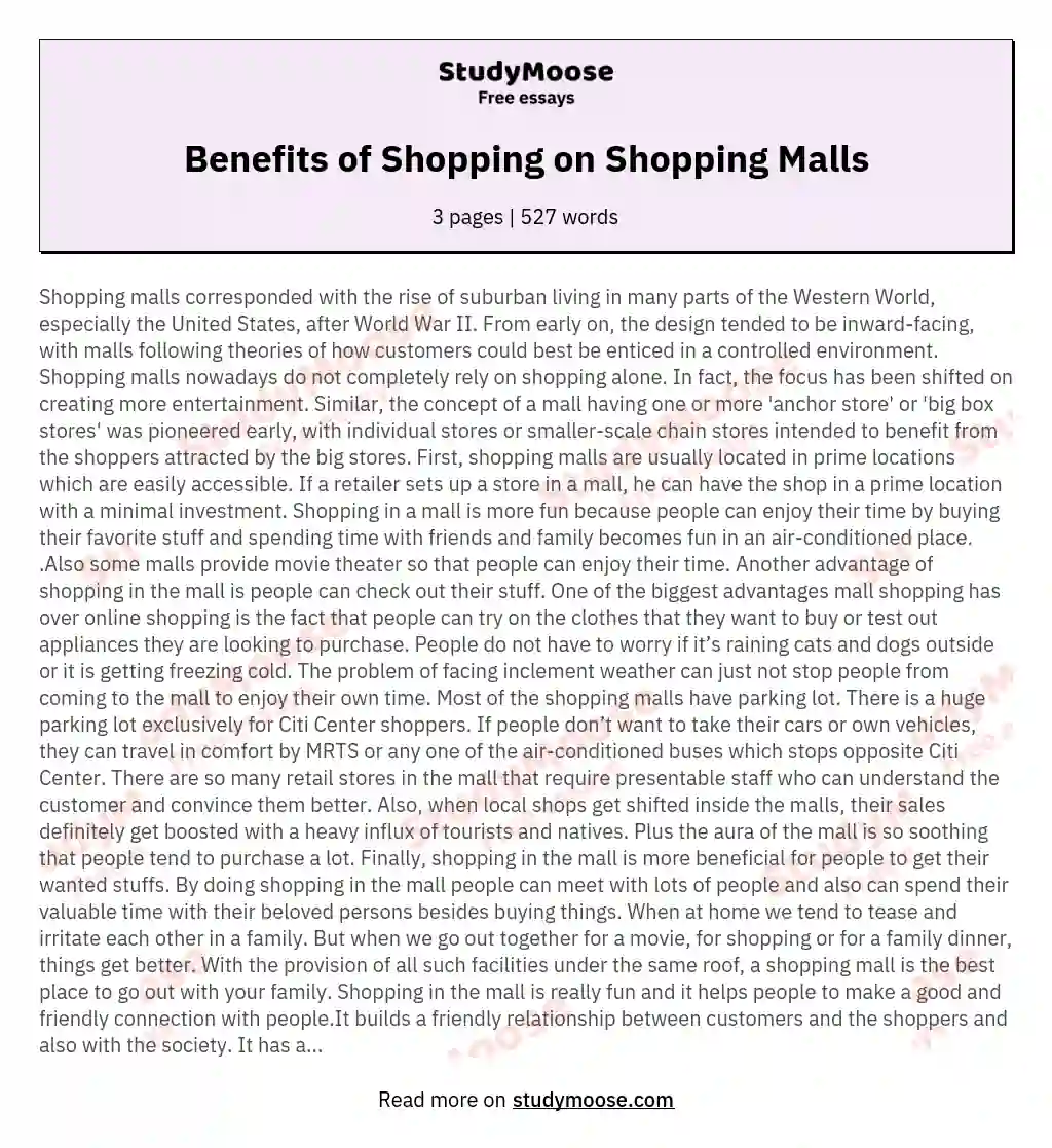 benefits-of-shopping-on-shopping-malls-free-essay-example