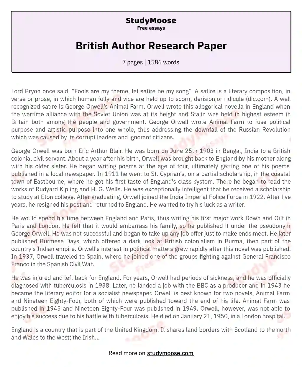 leading author research paper