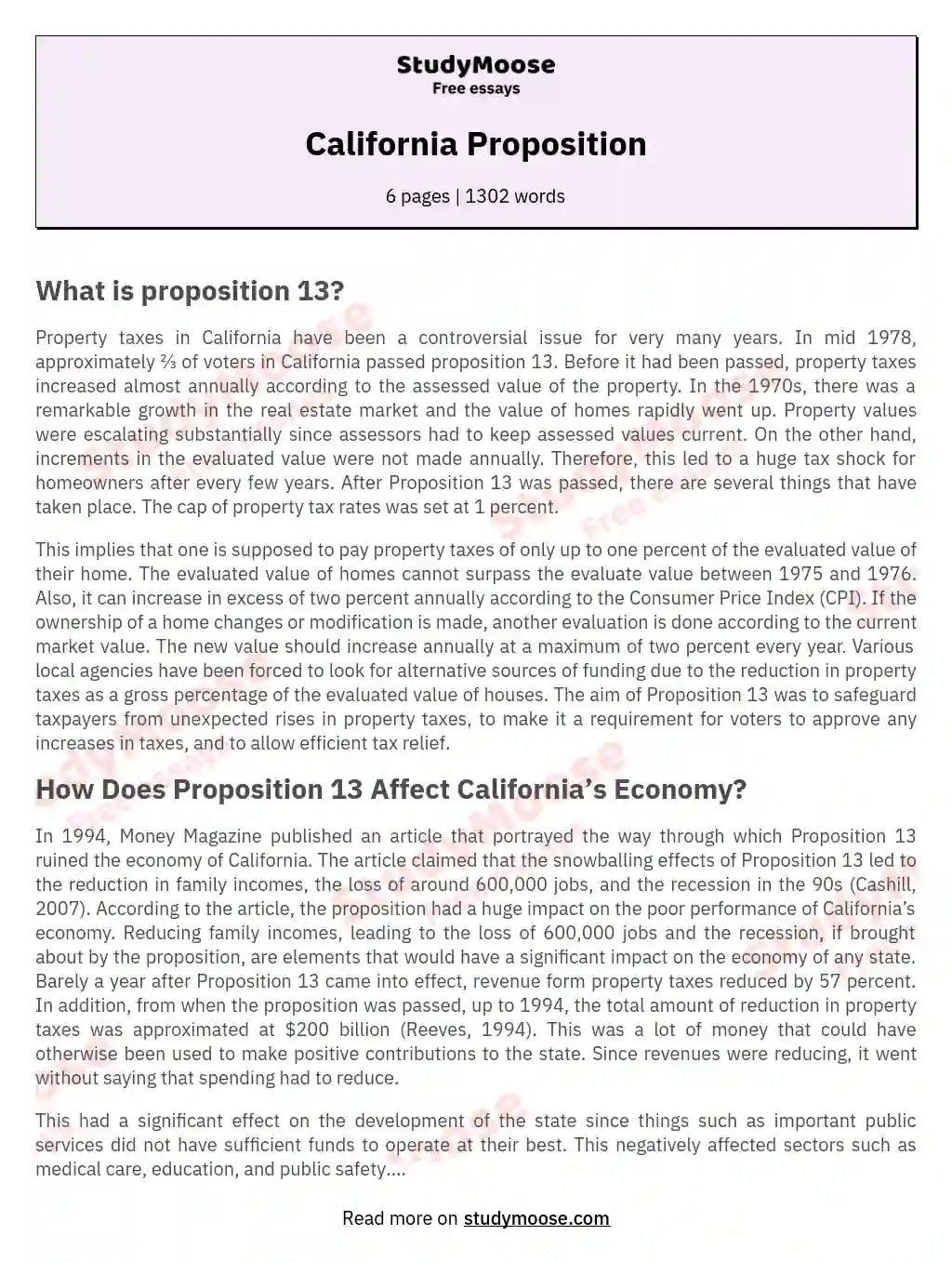 California Proposition