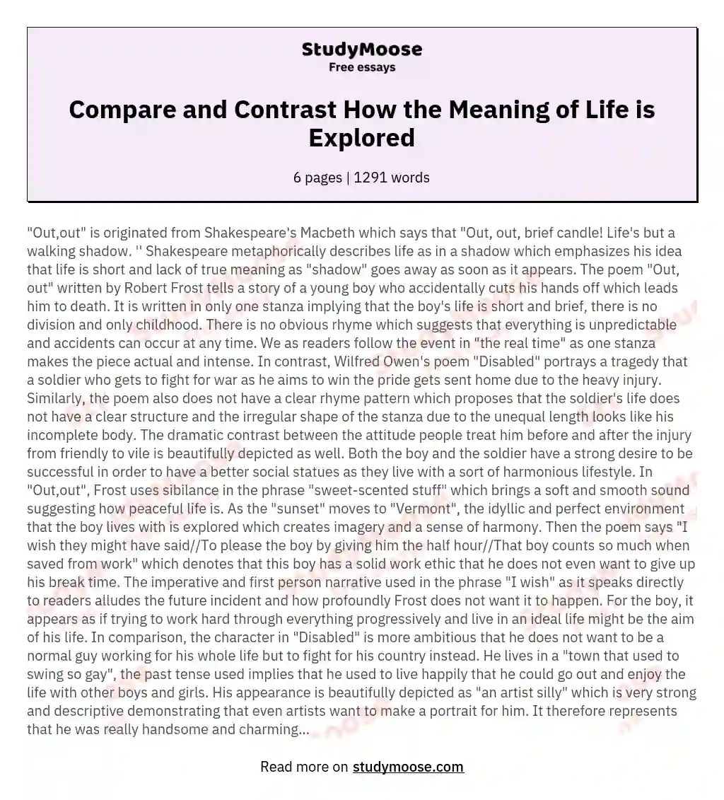  What Is Compare And Contrast Mean Comparing And Contrasting 