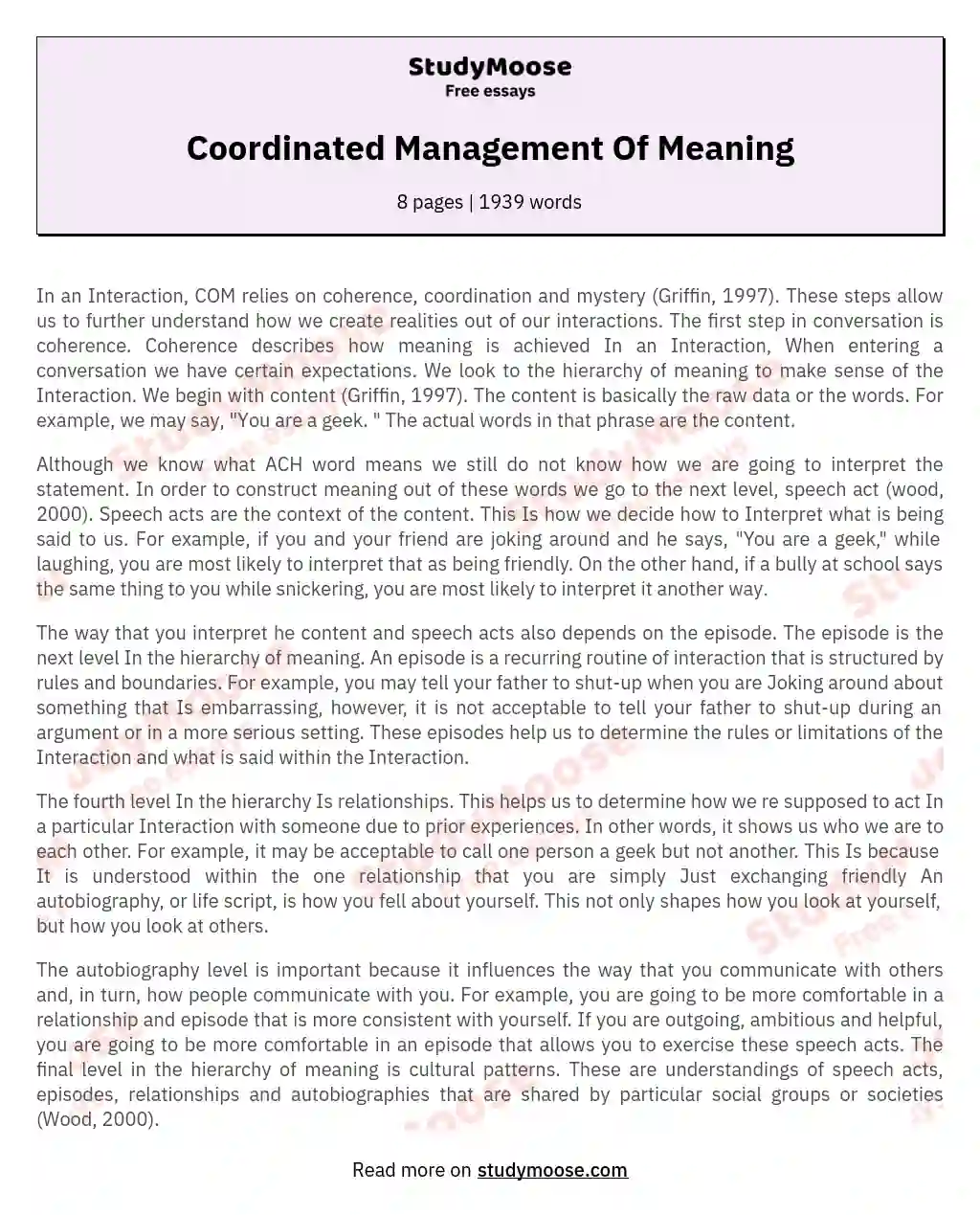 management meaning essay