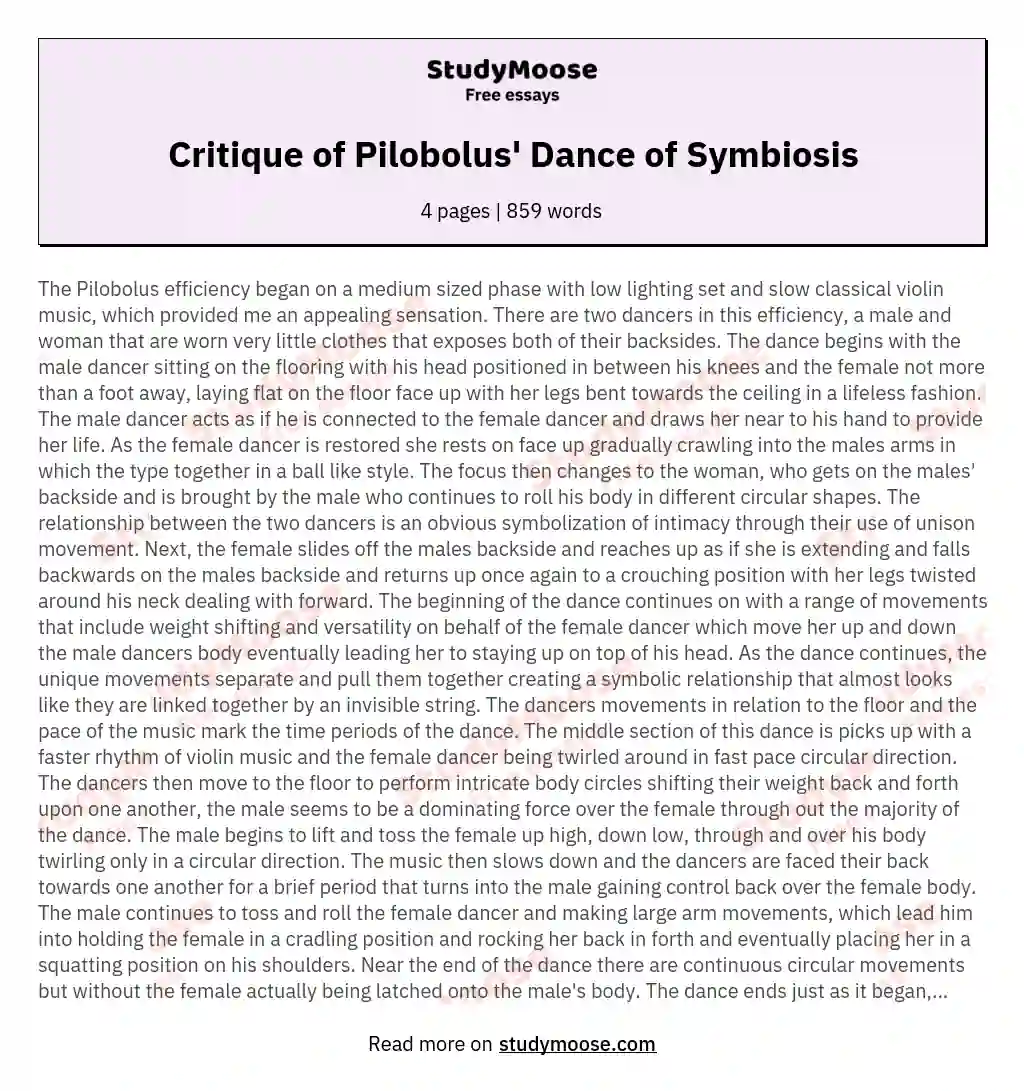 pilobolus symbiosis
