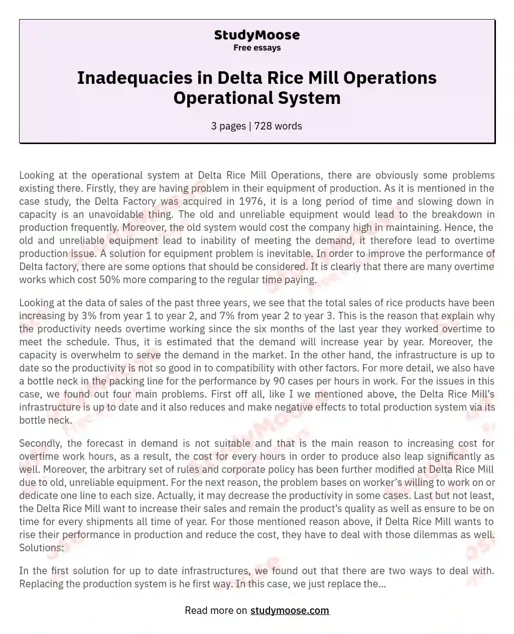 Delta Rice Mill