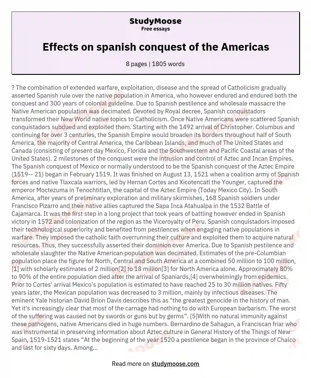 Реферат: Conquest Of Mexico Essay Research Paper Columbus