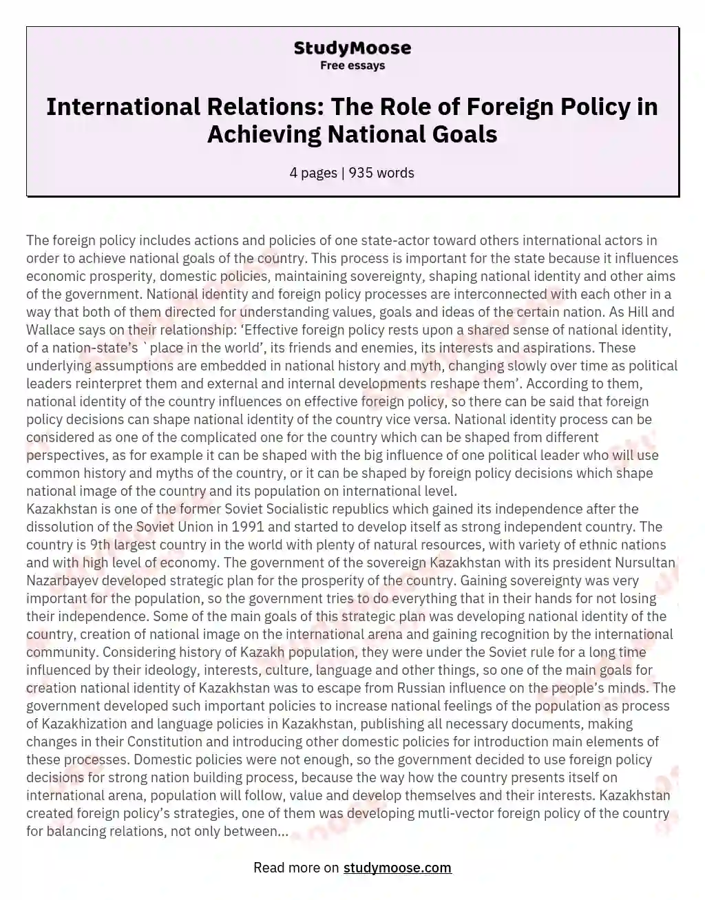 international-relations-the-role-of-foreign-policy-in-achieving