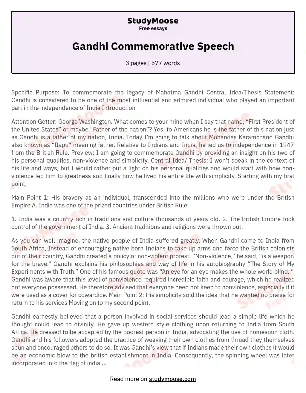 commemorative speech topic ideas