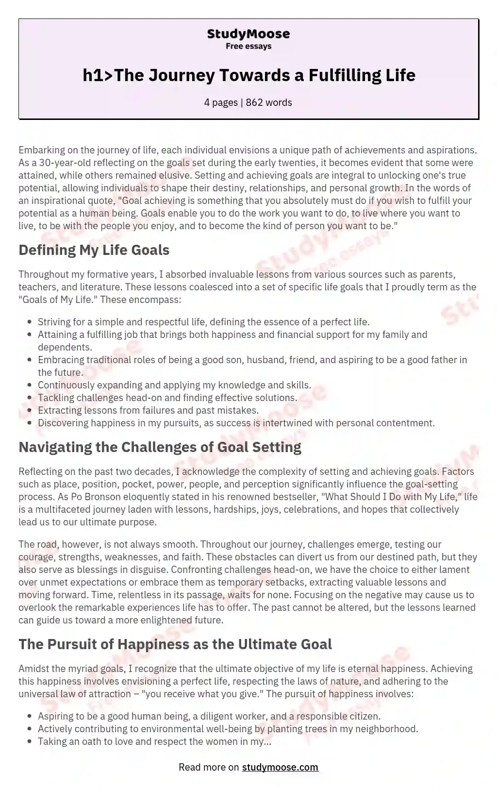 30 And The Pursuit Of Goals Reflections On Achieving Ambitions Free 