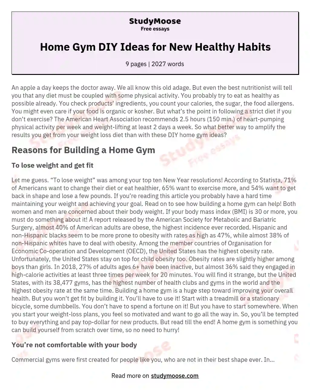 Home Gym DIY Ideas for New Healthy Habits