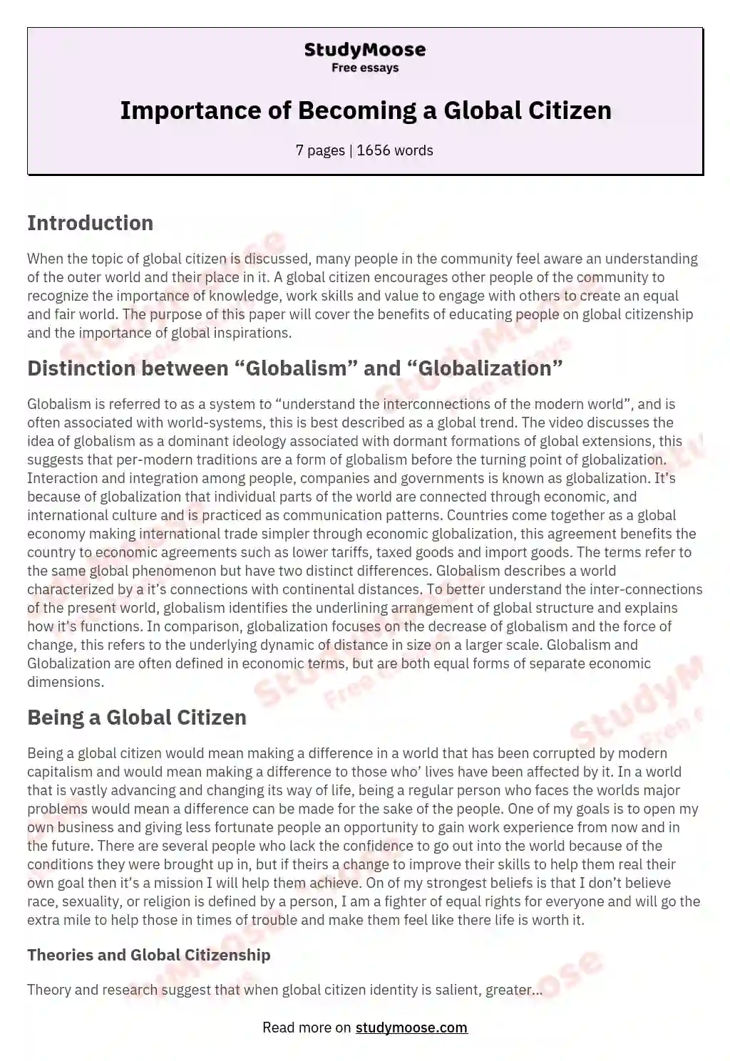 importance-of-becoming-a-global-citizen-free-essay-example