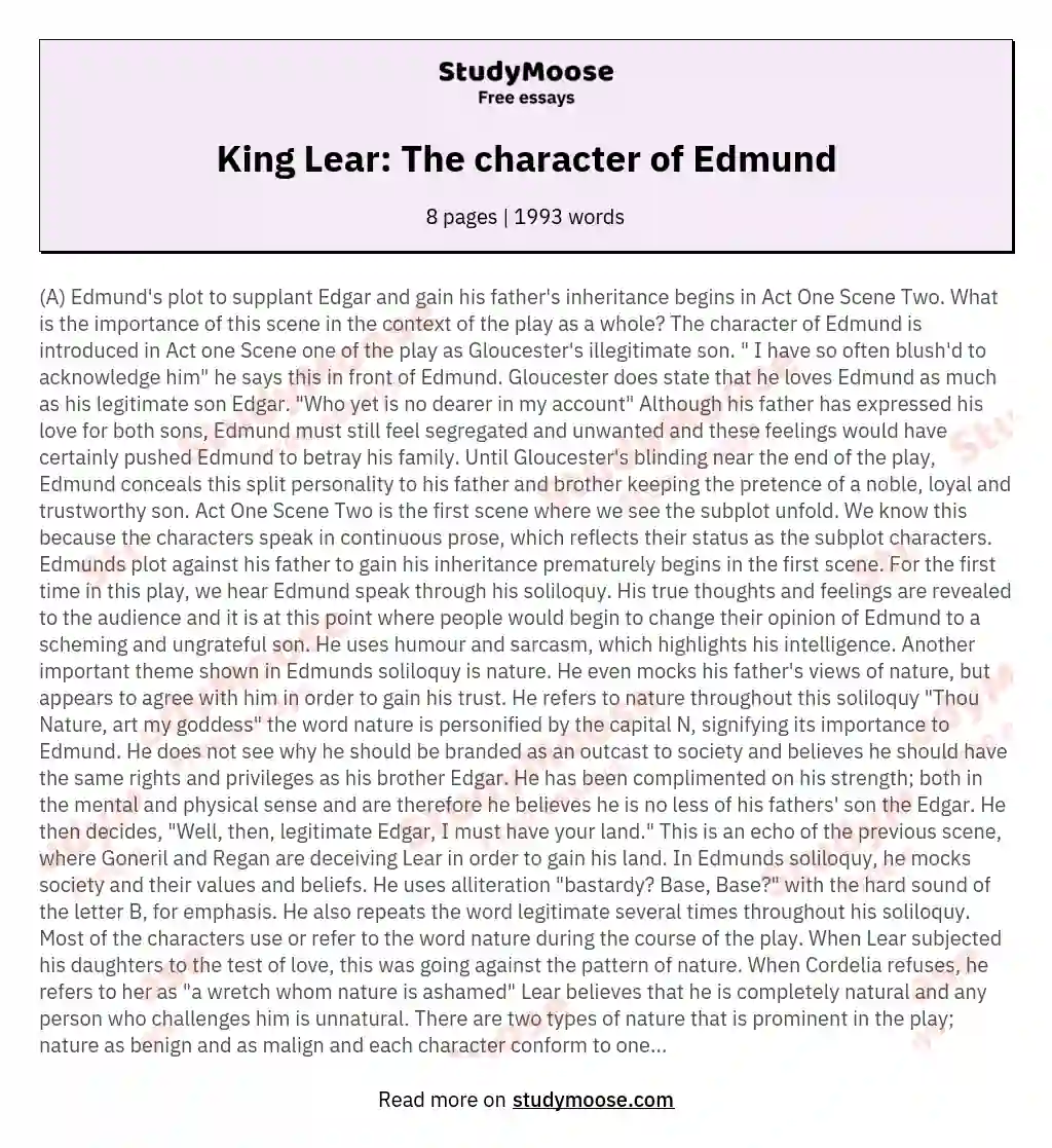 Details more than 69 king lear characters sketch best - in.eteachers