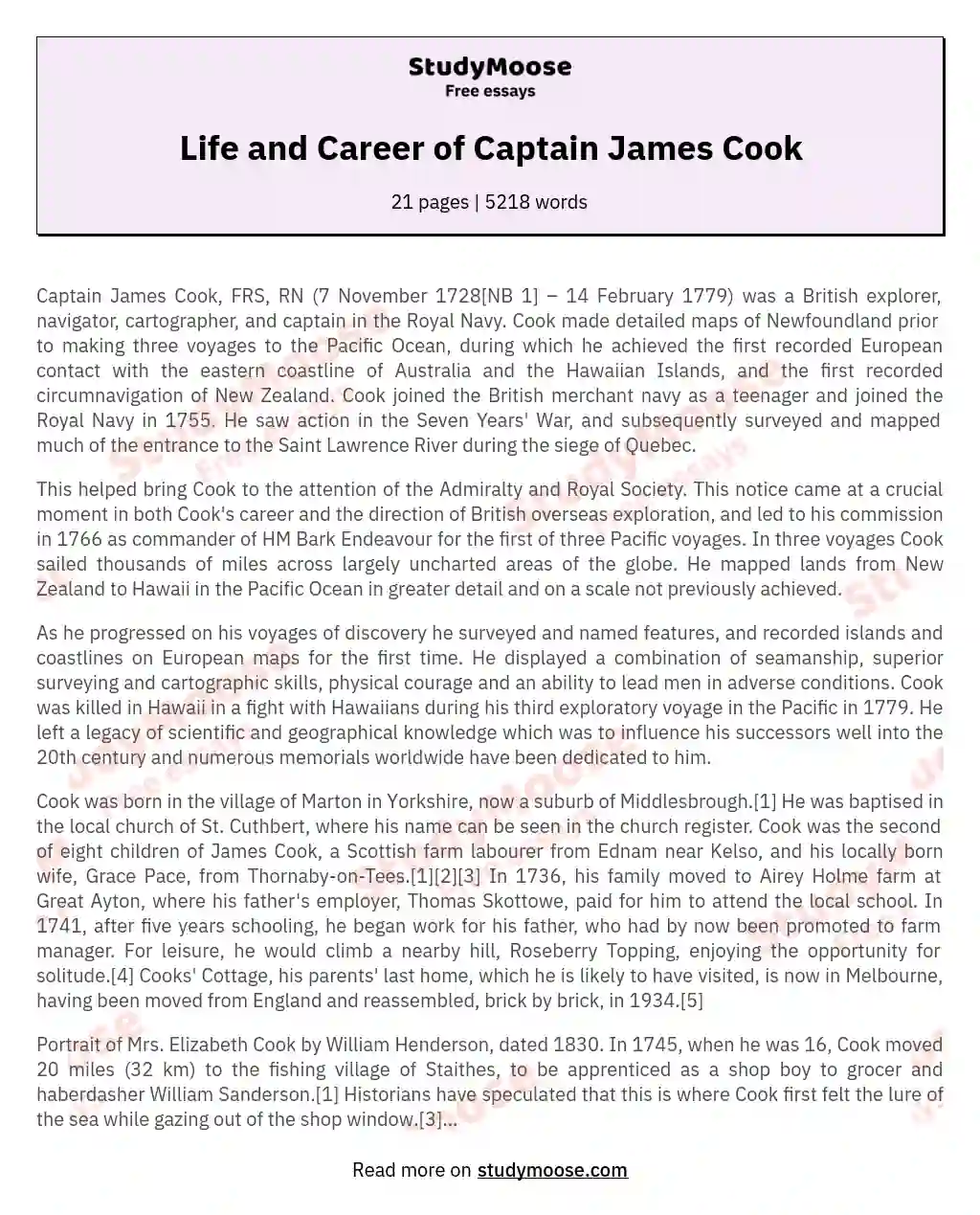 Реферат: James Cook Essay Research Paper Captain James
