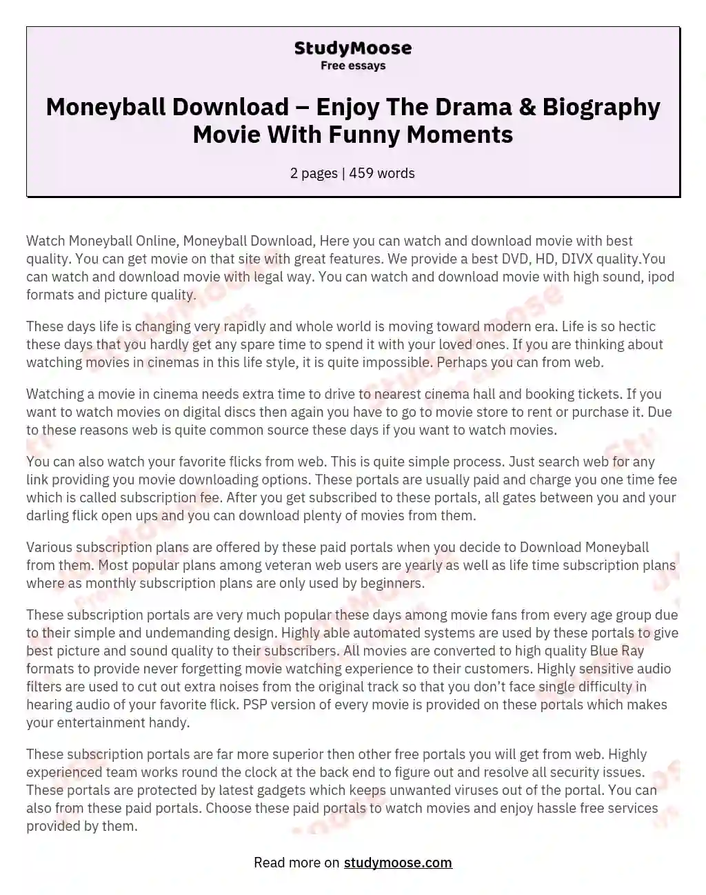 Moneyball Download – Enjoy The Drama & Biography Movie With Funny Moments
