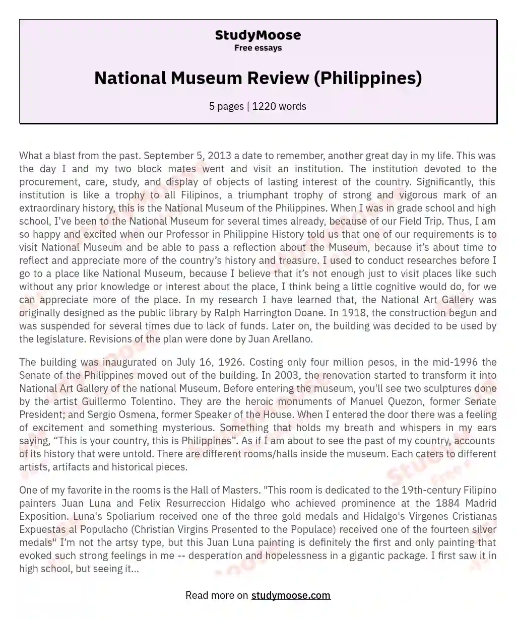 National Museum Review (Philippines)