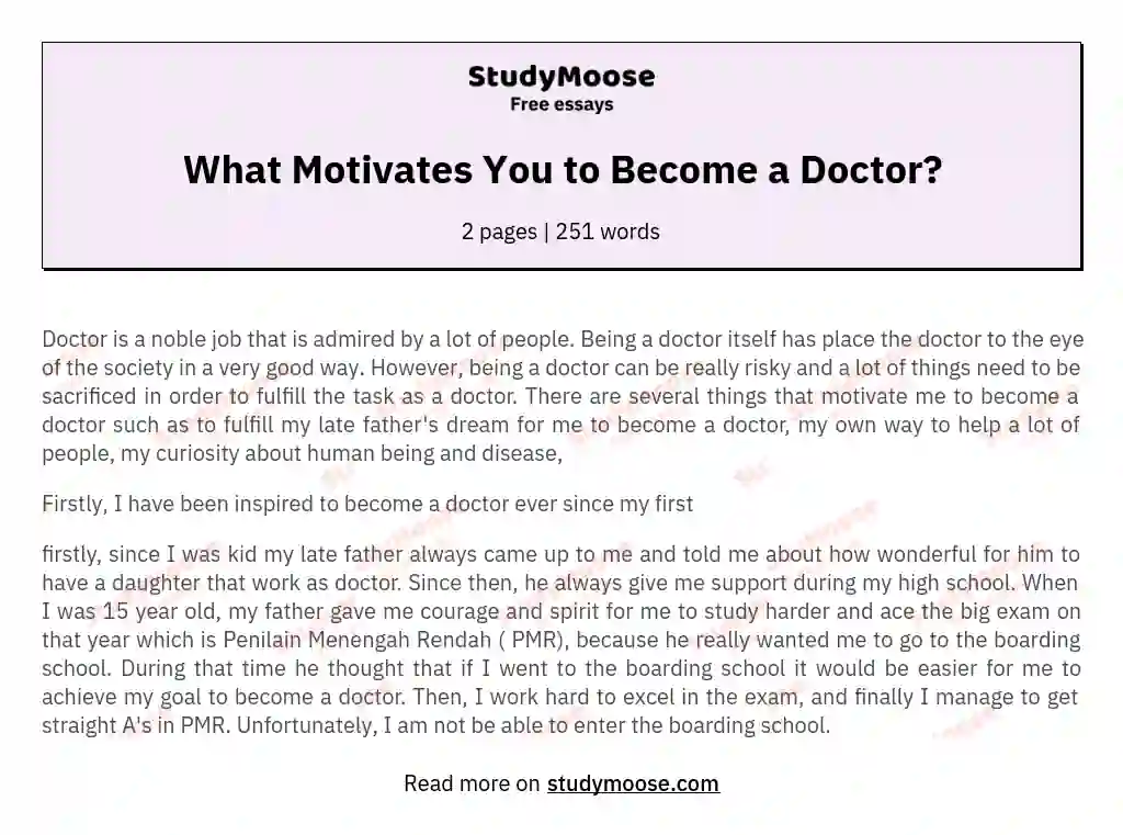 what-motivates-you-to-become-a-doctor-free-essay-example