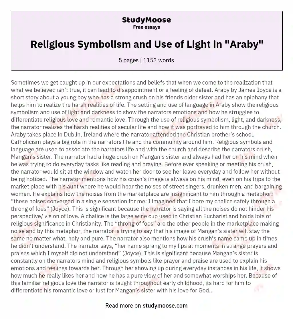religion in araby