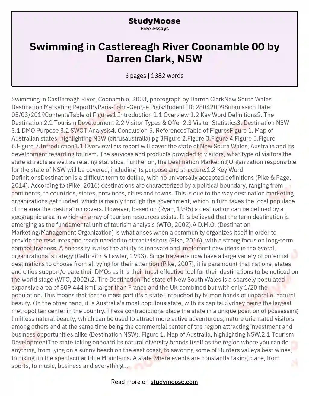 Swimming in Castlereagh River Coonamble 00 by Darren Clark, NSW essay