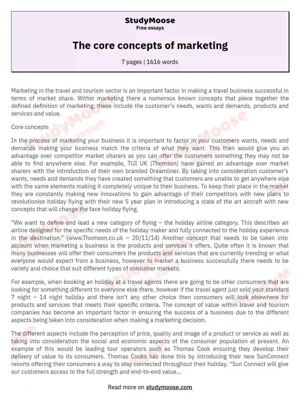 essay on network marketing 3 pages