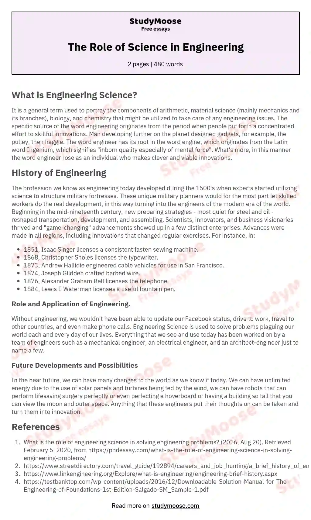 engineering essay competitions