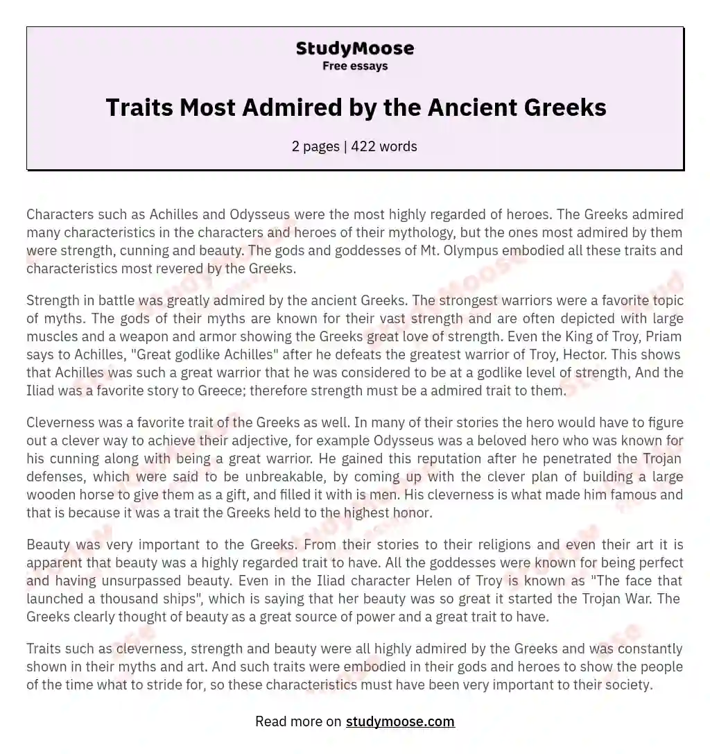 ancient greek contributions dbq