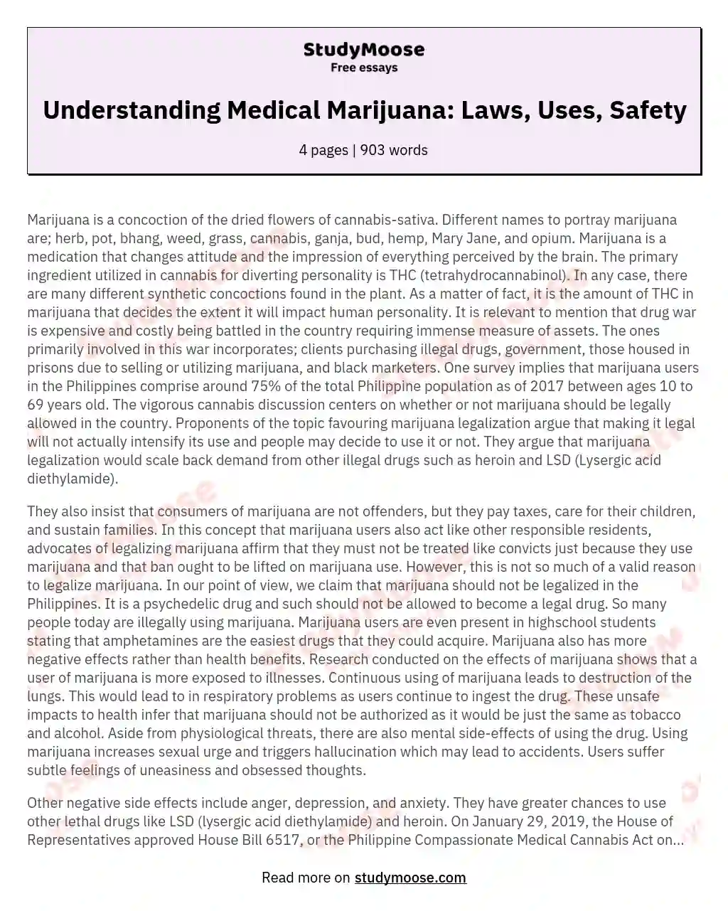 Understanding Medical Marijuana: Laws, Uses, Safety