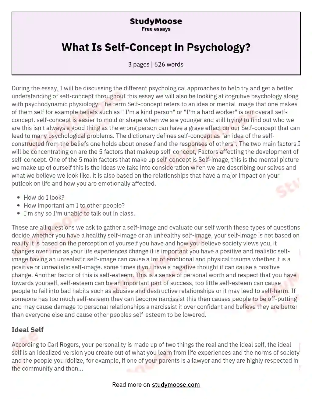 what-is-self-concept-in-psychology-free-essay-example