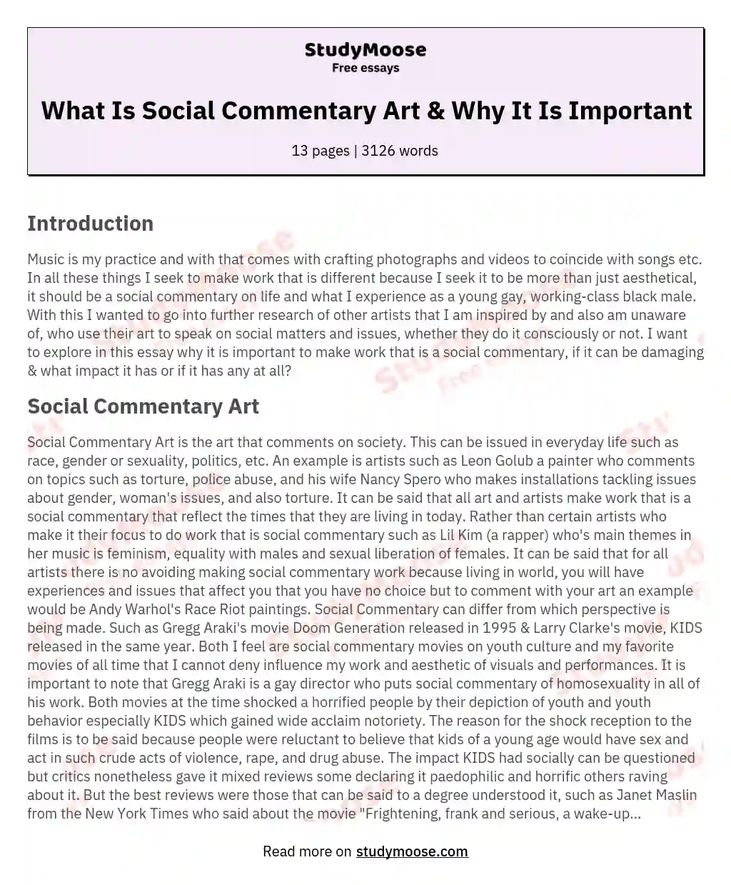 What Is Social Commentary Art & Why It Is Important