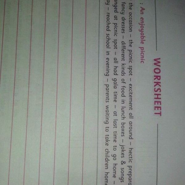 An Enjoyable Picnic Essay Examples