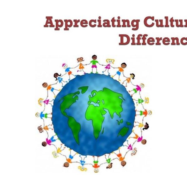 Appreciating Cultural Values Essay Examples