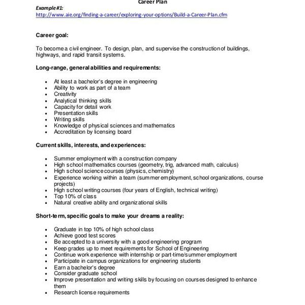 Career Goals In Engineering Essay Examples