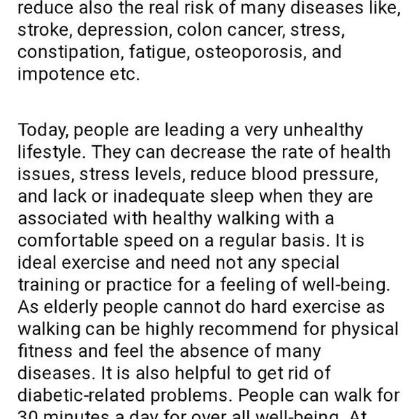 Delights And Usefulness Of Walking Essay Examples