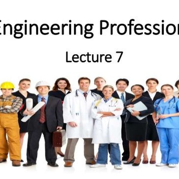 Engineering Profession Essay Examples