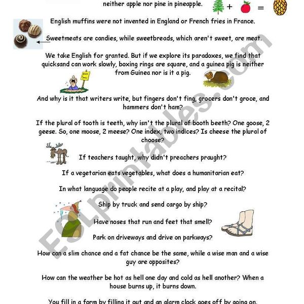 English Is A Funny Language Essay Examples