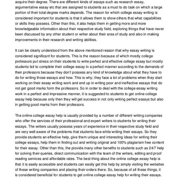 Essays Essay Examples