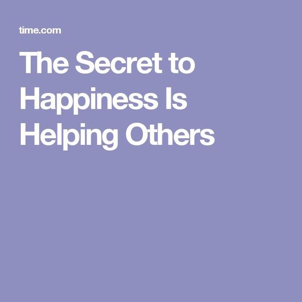 Happiness Is Helping Others Essay Examples