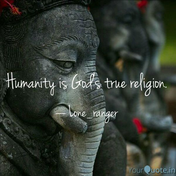 Humanity Is The True Religion Essay Examples