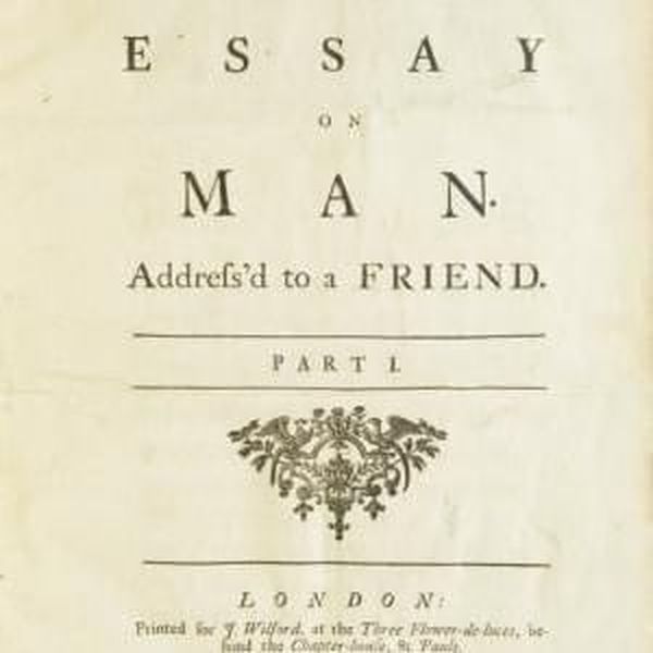 Man Epistle 1 Essay Examples