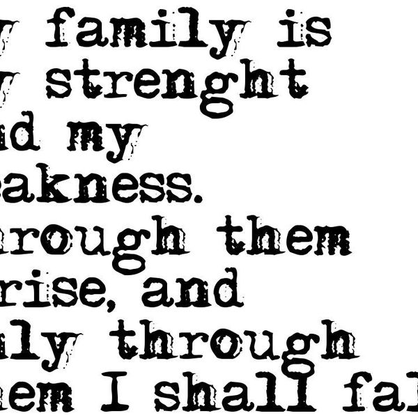 My Family My Strength Essay Examples