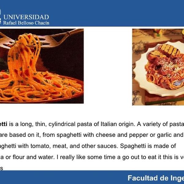 My Favourite Dish Pasta Essay Examples