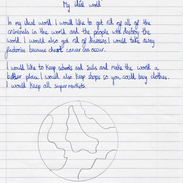 My Ideal World Essay Examples