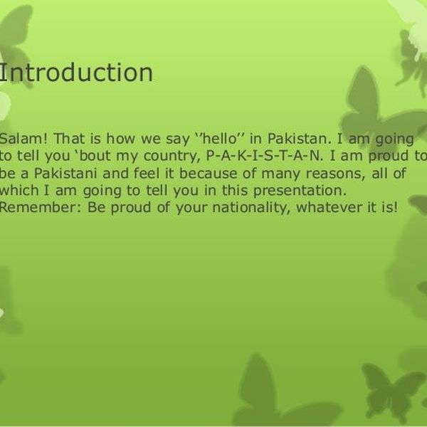 Our Country Pakistan Essay Examples