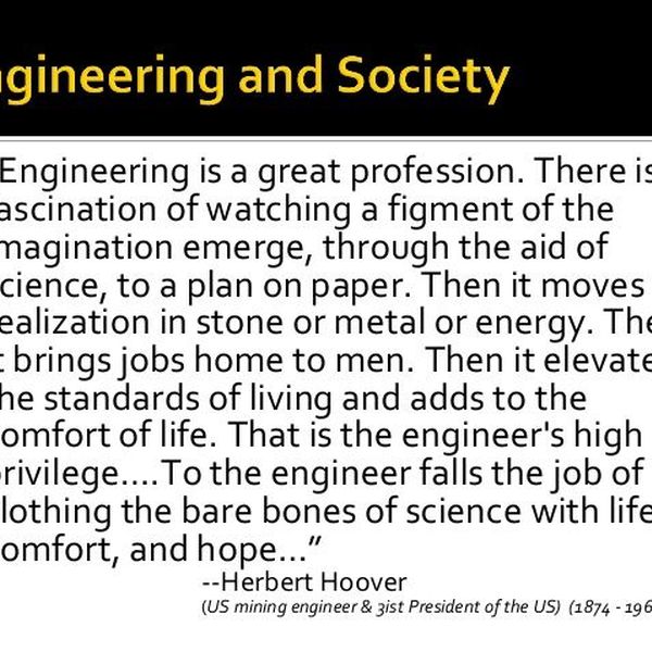 Role Of Engineer In Society Essay Examples