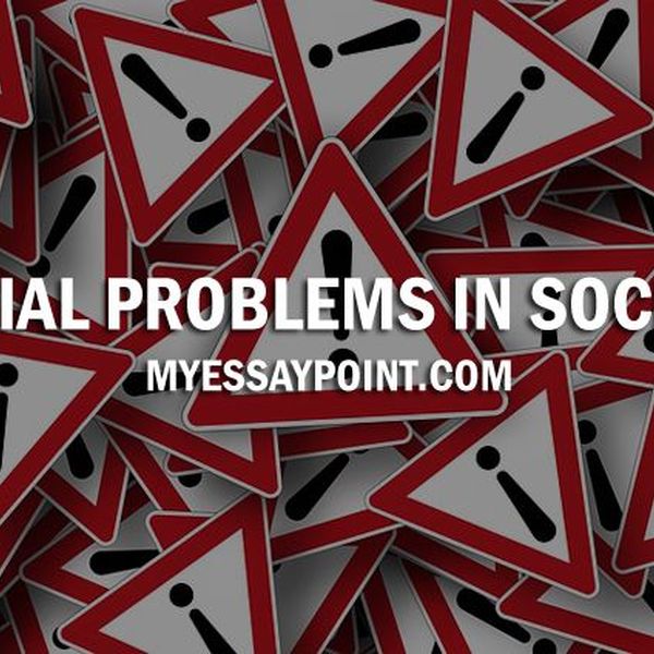 Social Problems In Our Society Essay Examples
