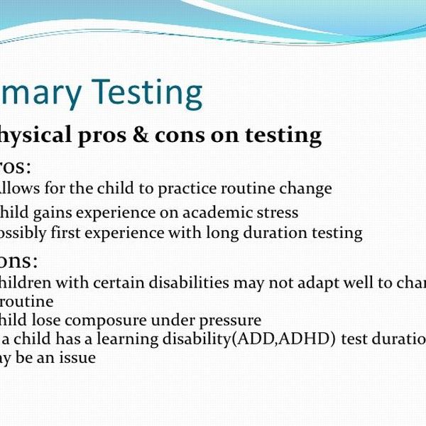 Standardized Testing Pros And Cons Essay Examples