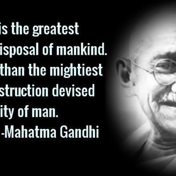 Teachings Of Mahatma Gandhi Essay Examples