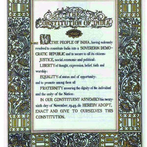 The Constitution Of India Essay Examples