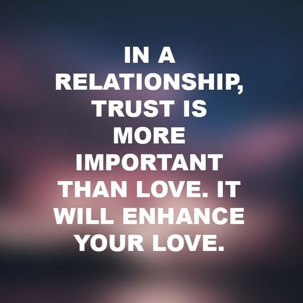 Trust In A Relationship Essay Examples